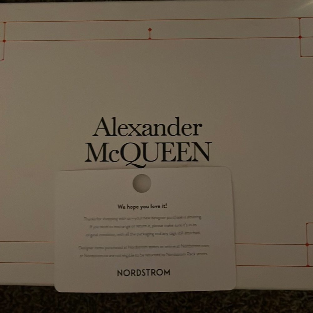 Black Oversized Alexander McQueen black on black